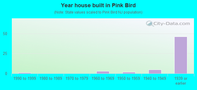 Year house built in Pink Bird
