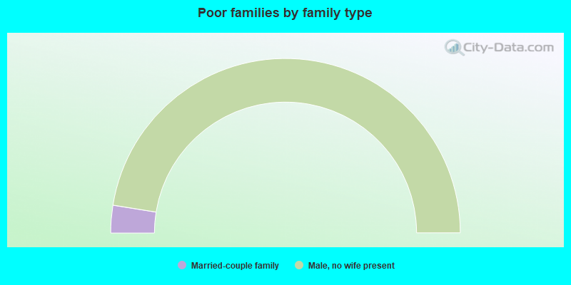 Poor families by family type