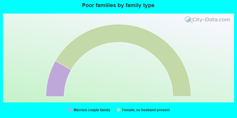 Poor families by family type