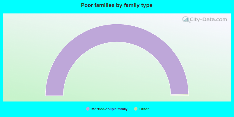 Poor families by family type