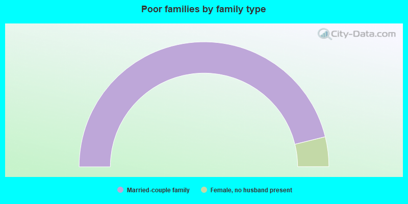 Poor families by family type