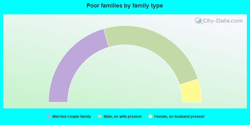 Poor families by family type