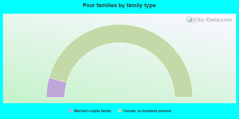 Poor families by family type