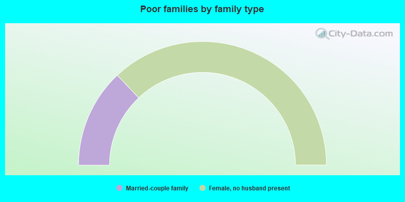 Poor families by family type