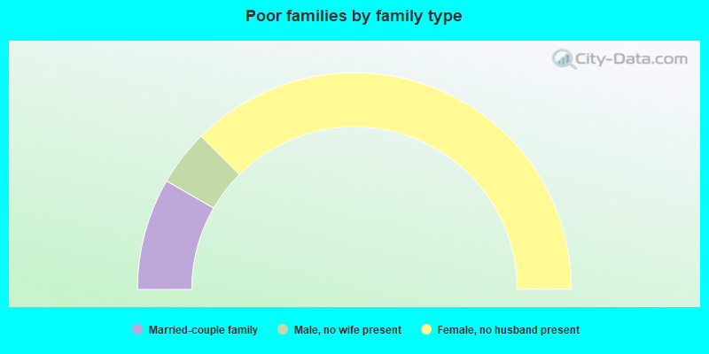 Poor families by family type