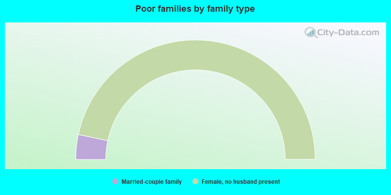 Poor families by family type