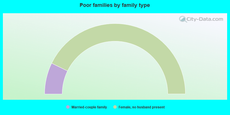 Poor families by family type