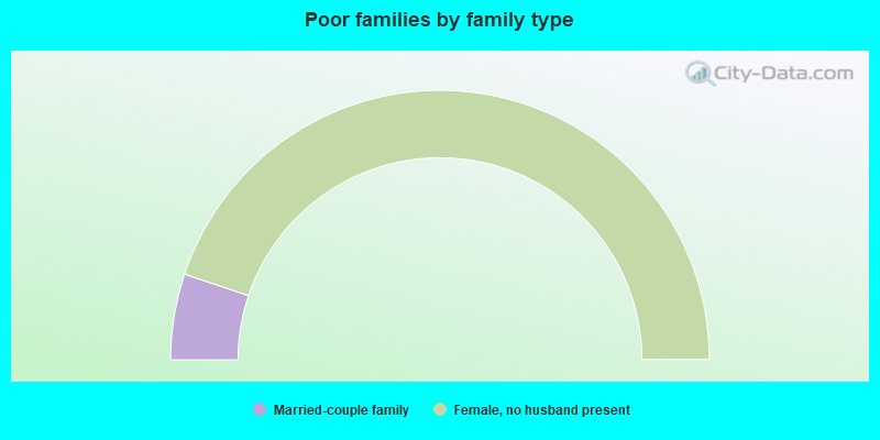 Poor families by family type