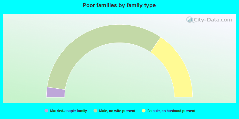 Poor families by family type