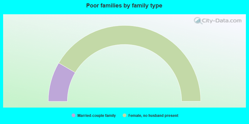 Poor families by family type