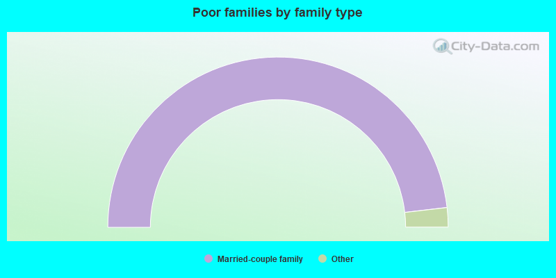 Poor families by family type