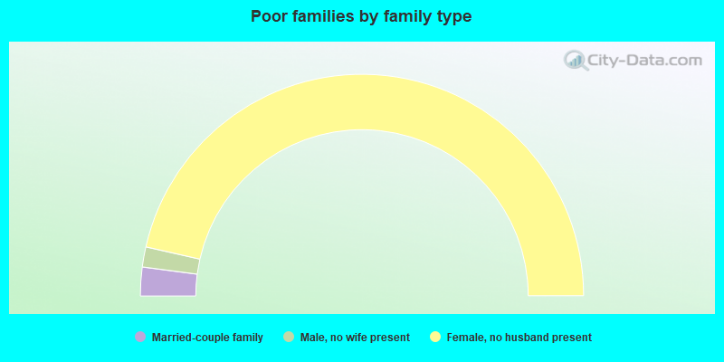 Poor families by family type