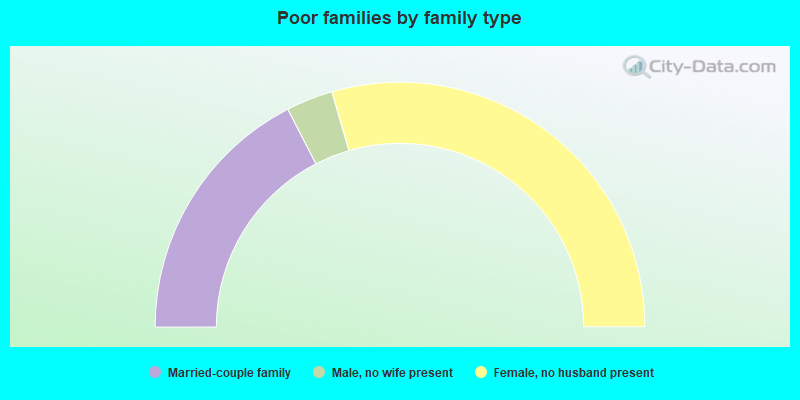 Poor families by family type