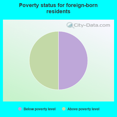 Poverty status for foreign-born residents