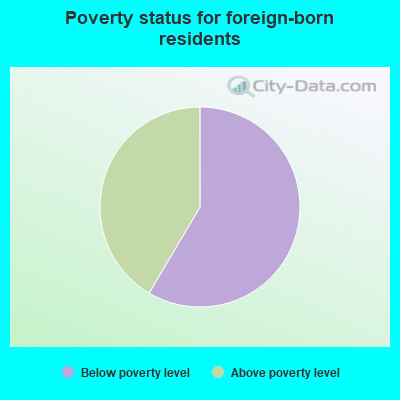 Poverty status for foreign-born residents