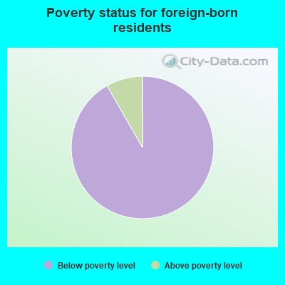 Poverty status for foreign-born residents