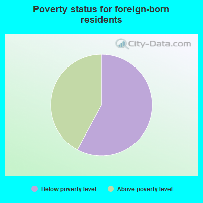 Poverty status for foreign-born residents