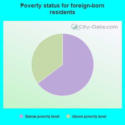 Poverty status for foreign-born residents