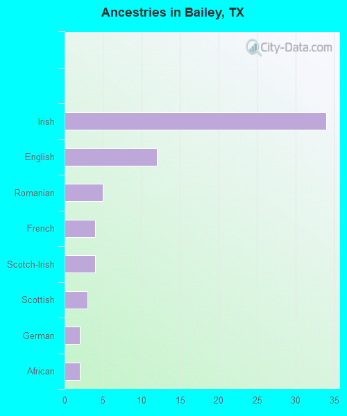 Ancestries in Bailey, TX