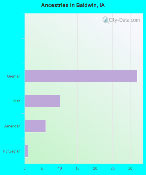 Ancestries in Baldwin, IA