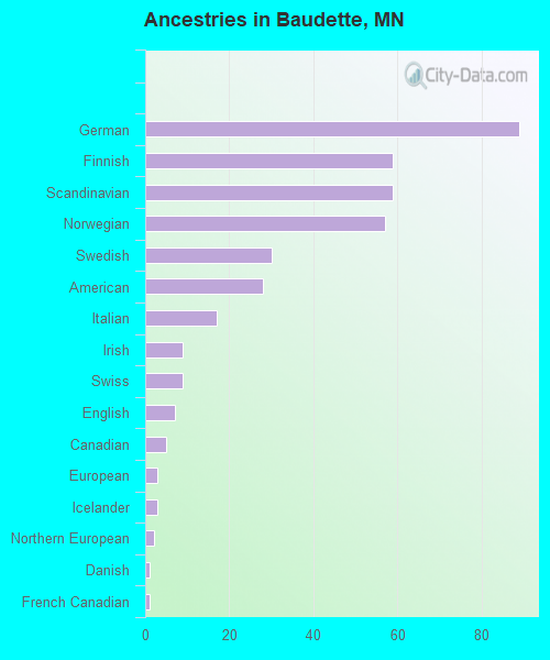 Ancestries in Baudette, MN