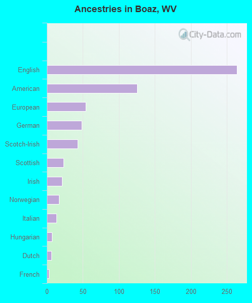 Ancestries in Boaz, WV