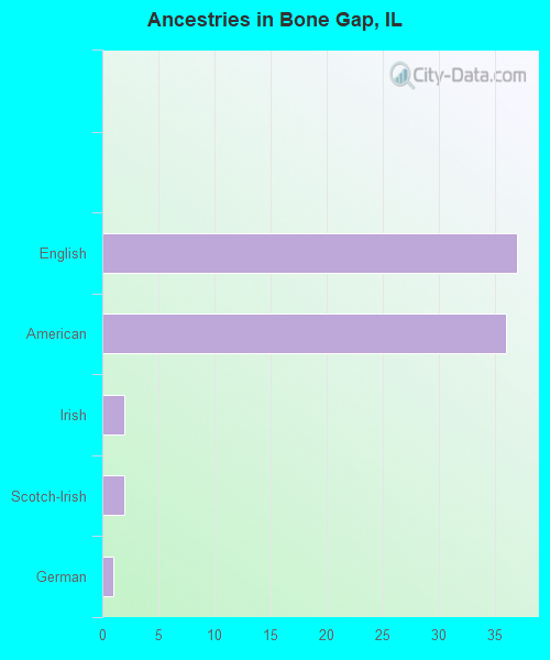 Ancestries in Bone Gap, IL