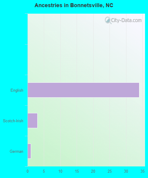 Ancestries in Bonnetsville, NC