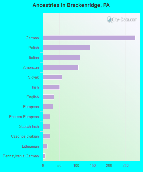 Ancestries in Brackenridge, PA