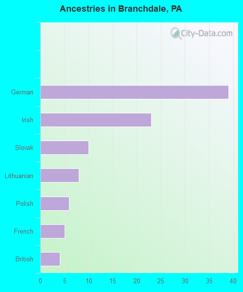 Ancestries in Branchdale, PA