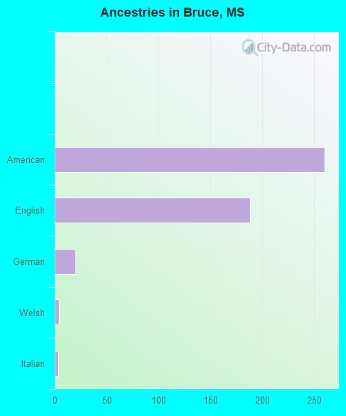 Ancestries in Bruce, MS