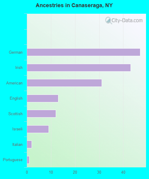 Ancestries in Canaseraga, NY