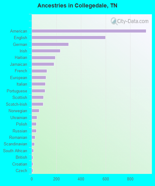Ancestries in Collegedale, TN
