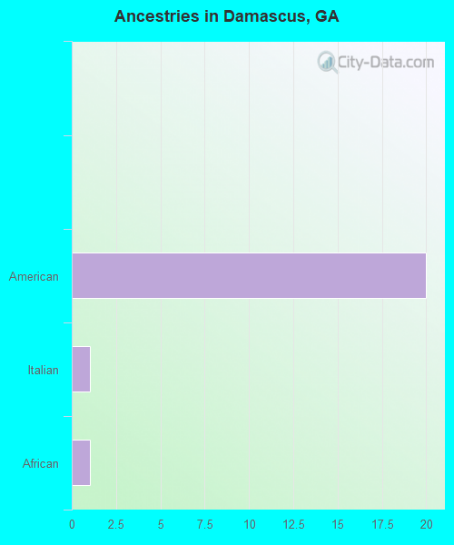 Ancestries in Damascus, GA