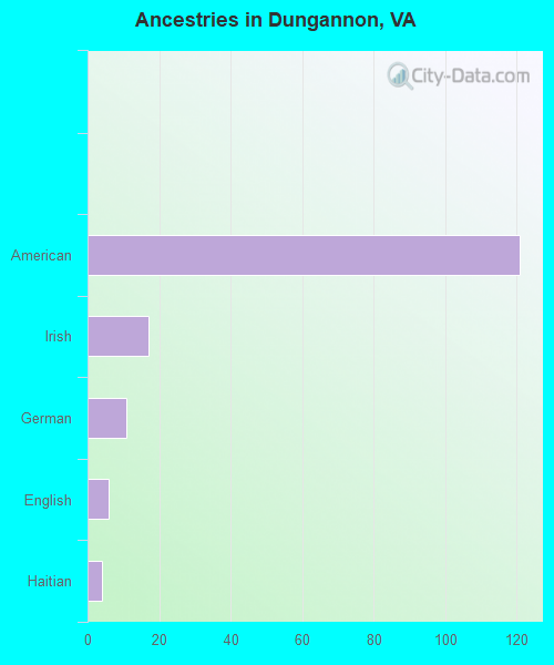 Ancestries in Dungannon, VA