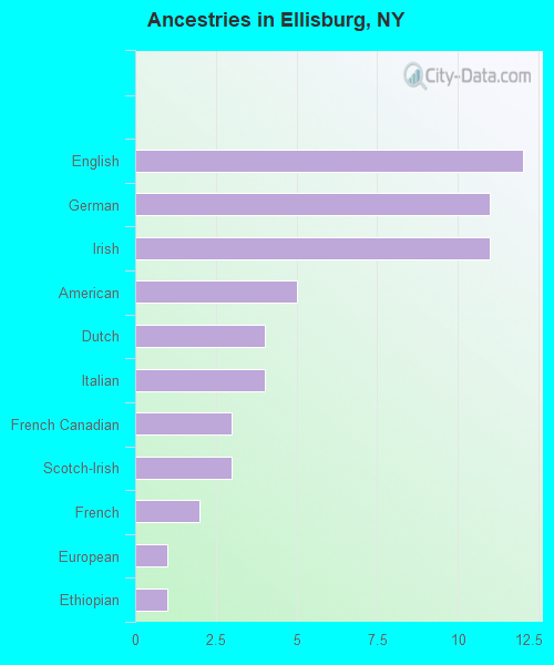 Ancestries in Ellisburg, NY