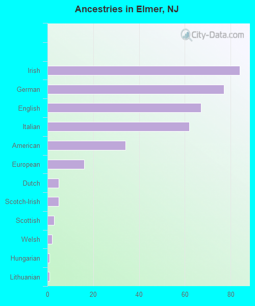 Ancestries in Elmer, NJ