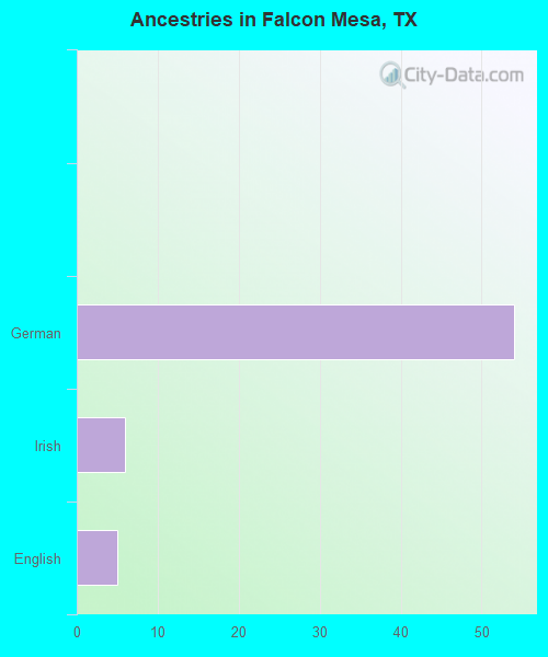 Ancestries in Falcon Mesa, TX