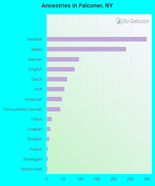 Ancestries in Falconer, NY