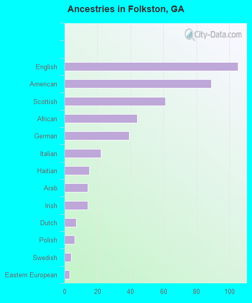 Ancestries in Folkston, GA