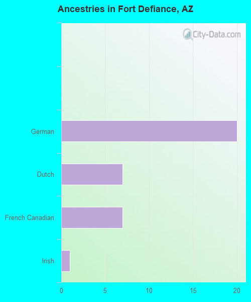 Ancestries in Fort Defiance, AZ