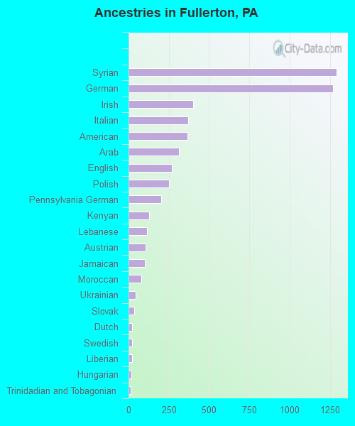 Ancestries in Fullerton, PA