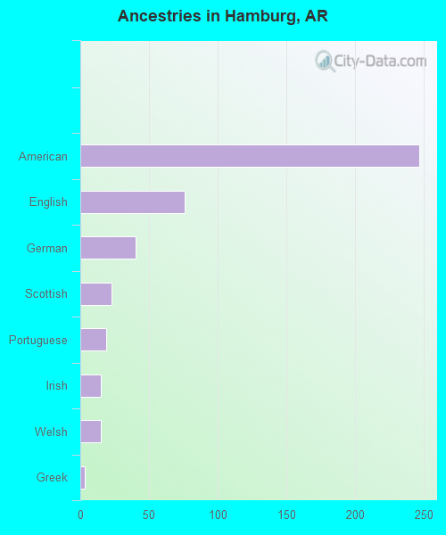 Ancestries in Hamburg, AR