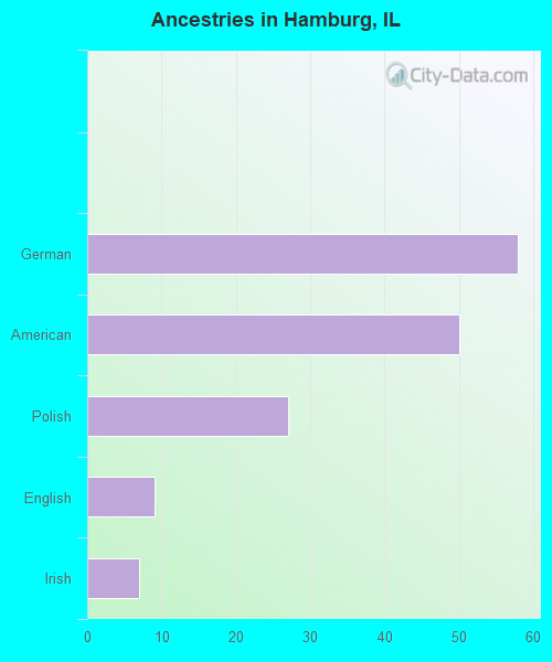 Ancestries in Hamburg, IL