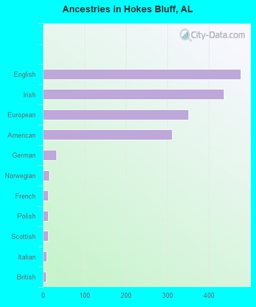 Ancestries in Hokes Bluff, AL