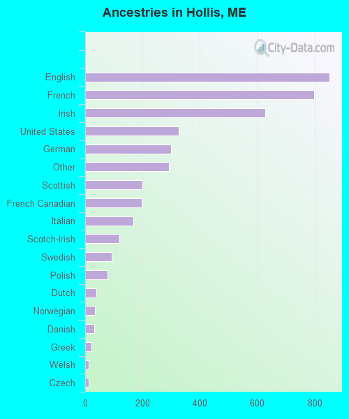 Ancestries in Hollis, ME