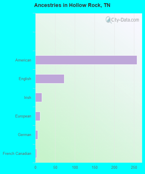 Ancestries in Hollow Rock, TN