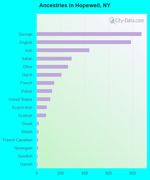Ancestries in Hopewell, NY