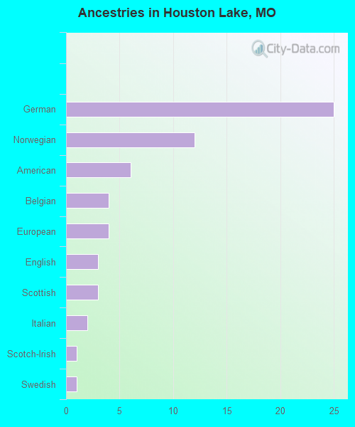 Ancestries in Houston Lake, MO
