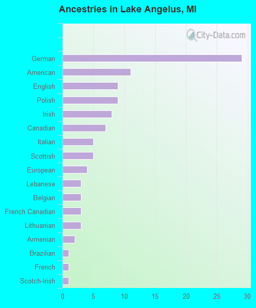 Ancestries in Lake Angelus, MI
